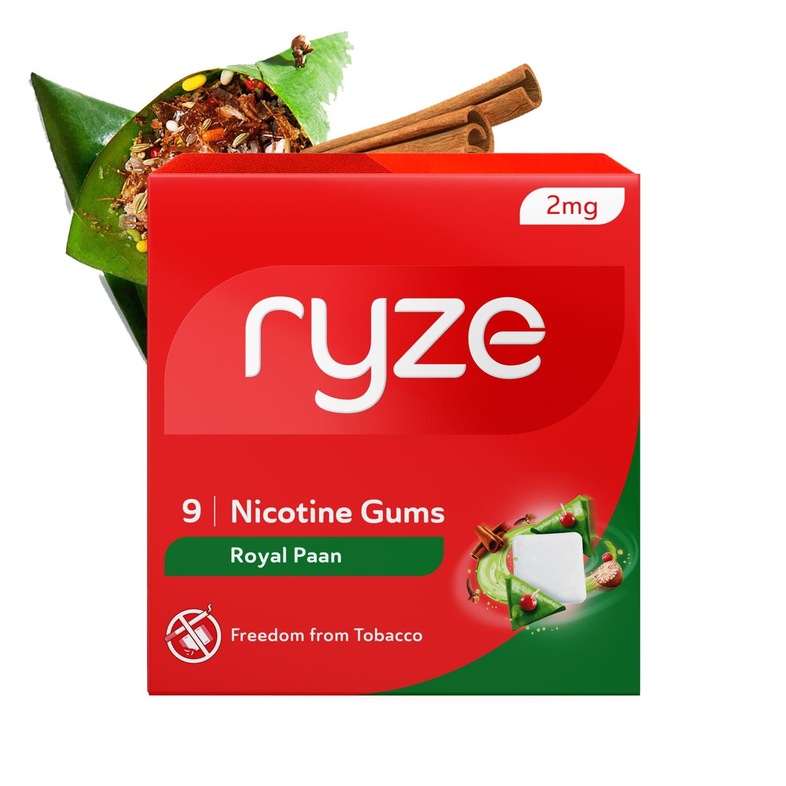 RYZE Gums -  Royal Paan Flavor